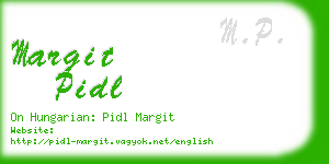 margit pidl business card